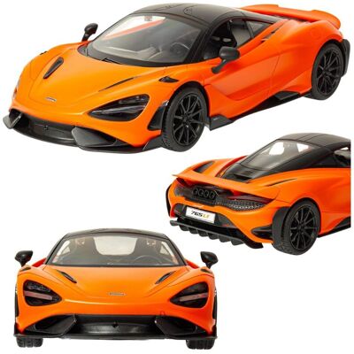 Inny producent Zdalnie sterowany samochód RC McLaren 765LT 1:24 – pomarańczowy Inny producent Zdalnie sterowany samochód RC McLaren 765LT 1:24 – pomarańczowy