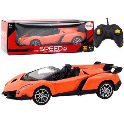 Lean Toys ZDALNIE STEROWANY SAMOCHÓD SPORTOWY POMARAŃCZOWY Lean Toys ZDALNIE STEROWANY SAMOCHÓD SPORTOWY POMARAŃCZOWY