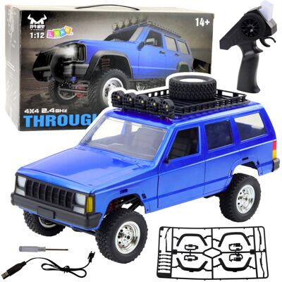 Lean Toys ZDALNIE STEROWANY SAMOCHÓD TERENOWY NAPĘD 4X4 NIEBIESKI Lean Toys ZDALNIE STEROWANY SAMOCHÓD TERENOWY NAPĘD 4X4 NIEBIESKI