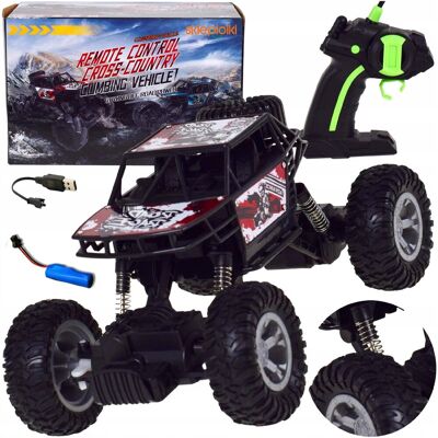 Skleplolki Zdalnie sterowany samochód terenowy RC 4x4 Offroad LED 2.4GHz akumulator Skleplolki Zdalnie sterowany samochód terenowy RC 4x4 Offroad LED 2.4GHz akumulator