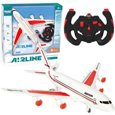 Lean Toys ZDALNIE STEROWANY SAMOLOT PASAŻERSKI DLA DZIECI Lean Toys ZDALNIE STEROWANY SAMOLOT PASAŻERSKI DLA DZIECI