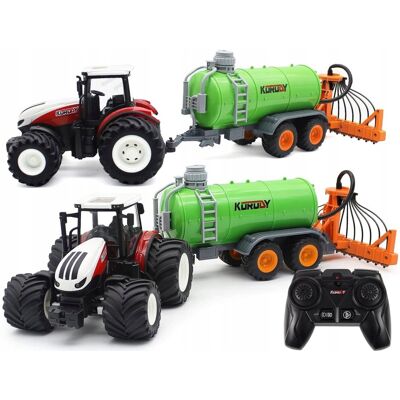 HH Poland Zdalnie Sterowany TRAKTOR Z PRZYCZEPĄ Cysterna R/C Farma 1:24 zraszacz HH Poland Zdalnie Sterowany TRAKTOR Z PRZYCZEPĄ Cysterna R/C Farma 1:24 zraszacz