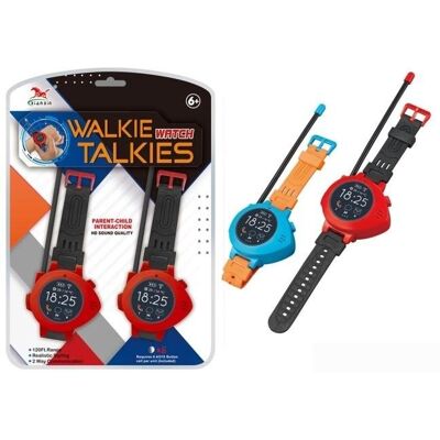 Zegarki walkie talkie dla dzieci zestaw 2 sztuki Merkpol Zegarki walkie talkie dla dzieci zestaw 2 sztuki Merkpol
