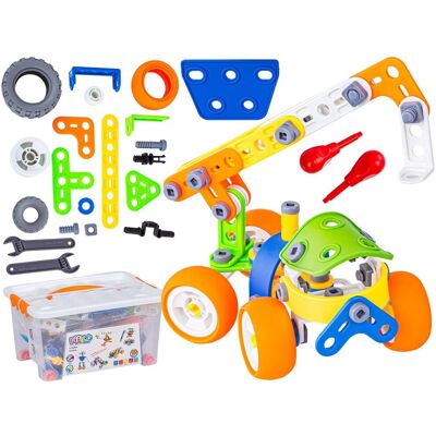 Lean Toys Zestaw 10W1 Do Rozkręcania I Skręcania Klocki Lean Toys Zestaw 10W1 Do Rozkręcania I Skręcania Klocki