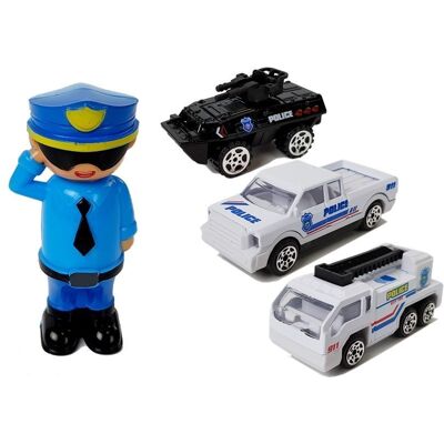 Lean Toys ZESTAW 2W1 AUTO POLICYJNE GARAŻ DŹWIĘK ŚWIATŁA Lean Toys ZESTAW 2W1 AUTO POLICYJNE GARAŻ DŹWIĘK ŚWIATŁA
