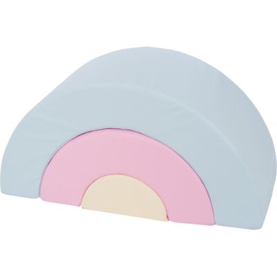 PQP - Zestaw Poduszek Rainbow - Różowy/Niebieski/Jasny Żółty Pastel PQP - Zestaw Poduszek Rainbow - Różowy/Niebieski/Jasny Żółty Pastel