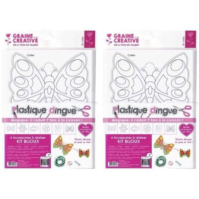Creative Zestaw 4 arkuszy plastiku 3D - biżuteria Creative Zestaw 4 arkuszy plastiku 3D - biżuteria