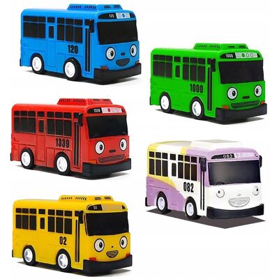 Inny producent Zestaw 5 Mini Autobusów Zabawki Dla Dzieci Nauka Prezent Inny producent Zestaw 5 Mini Autobusów Zabawki Dla Dzieci Nauka Prezent