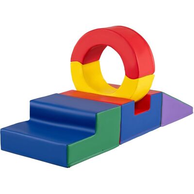 COSTWAY Zestaw 5 Piankowych Klocków Konstrukcyjnych Dla Dzieci COSTWAY Zestaw 5 Piankowych Klocków Konstrukcyjnych Dla Dzieci
