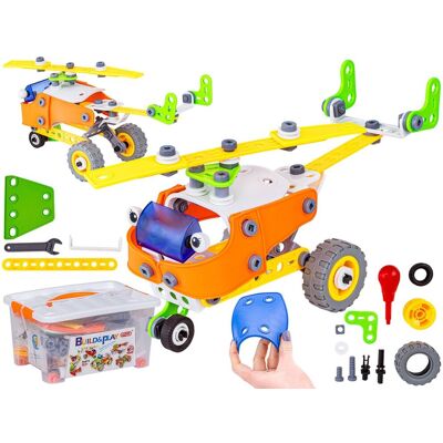 Lean Toys Zestaw 5W1 Klocki , Robot Do Rozkręcania I Skręcania Lean Toys Zestaw 5W1 Klocki , Robot Do Rozkręcania I Skręcania