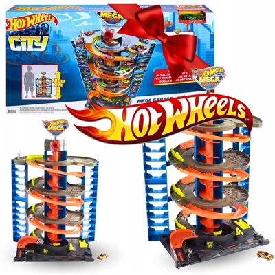Zestaw Auta Mattel Hot Wheels Zestaw Zakręcony Mega Garaż Parking Zabawka Zestaw Auta Mattel Hot Wheels Zestaw Zakręcony Mega Garaż Parking Zabawka