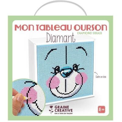 Creative Zestaw Diamentowego Malowania - obrazek Misia Creative Zestaw Diamentowego Malowania - obrazek Misia