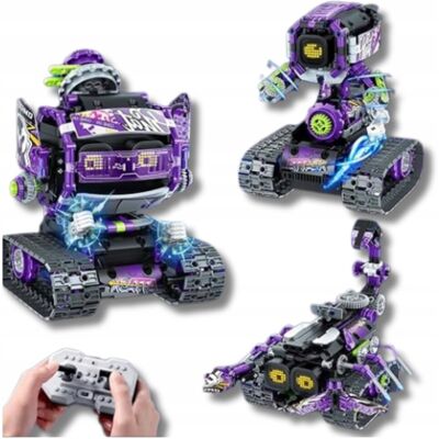 Inny producent Zestaw Dla Dzieci 2W1 Klocki Robot Budowlany Zdalnie Sterowany Z Dzwiekiem Inny producent Zestaw Dla Dzieci 2W1 Klocki Robot Budowlany Zdalnie Sterowany Z Dzwiekiem