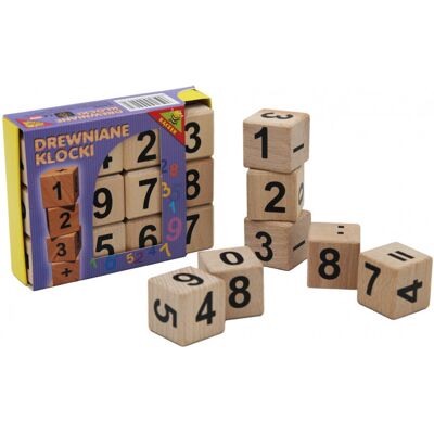 Lean Toys ZESTAW DLA DZIECI KLOCKI DREWNIANE Lean Toys ZESTAW DLA DZIECI KLOCKI DREWNIANE