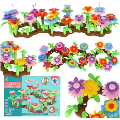 Lean Toys ZESTAW DLA DZIECI KWIATKI KLOCKI KREATYWNE OGRÓD Lean Toys ZESTAW DLA DZIECI KWIATKI KLOCKI KREATYWNE OGRÓD