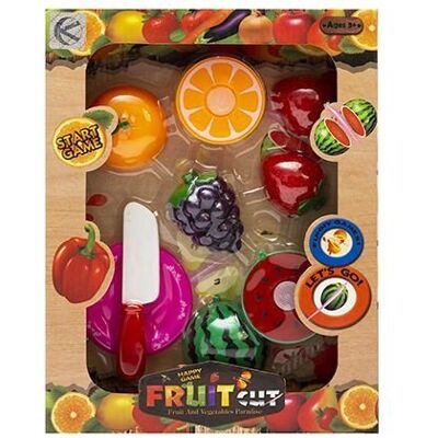 Lean Toys ZESTAW DO KROJENIA OWOCE WARZYWA Lean Toys ZESTAW DO KROJENIA OWOCE WARZYWA