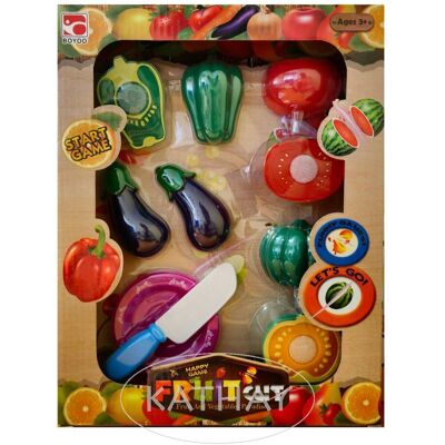 Lean Toys ZESTAW DO KROJENIA Z TALERZYKIEM I NOŻEM DLA DZIECI Lean Toys ZESTAW DO KROJENIA Z TALERZYKIEM I NOŻEM DLA DZIECI