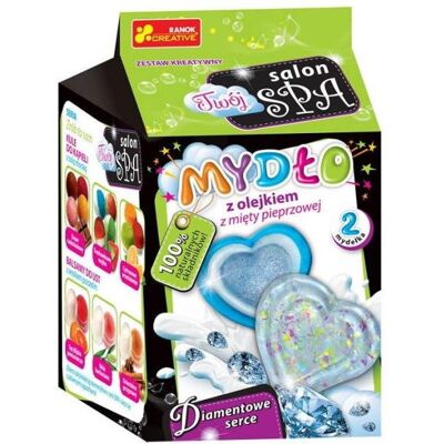 Creative Zestaw do Robienia Mydeł z Olejkiem Eterycznym Mięta DIY Prezent dla Dzieci Creative Zestaw do Robienia Mydeł z Olejkiem Eterycznym Mięta DIY Prezent dla Dzieci