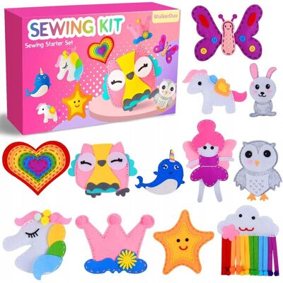 inna (Inny) ZESTAW DO SZYCIA DLA DZIECI FILCOWE ZWIERZĄTKA DIY WIELOKOLOROWE NA PREZENT inna (Inny) ZESTAW DO SZYCIA DLA DZIECI FILCOWE ZWIERZĄTKA DIY WIELOKOLOROWE NA PREZENT