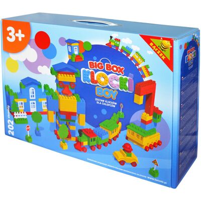 Lean Toys ZESTAW DUŻE KLOCKI W PUDEŁKU DLA DZIECI Lean Toys ZESTAW DUŻE KLOCKI W PUDEŁKU DLA DZIECI
