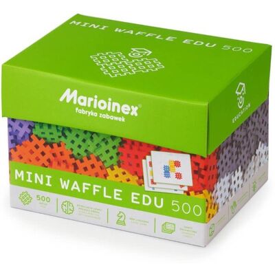 Marioinex Zestaw Edukacyjny - Klocki Mini Waffle Edu 500 El. Marioinex Zestaw Edukacyjny - Klocki Mini Waffle Edu 500 El.