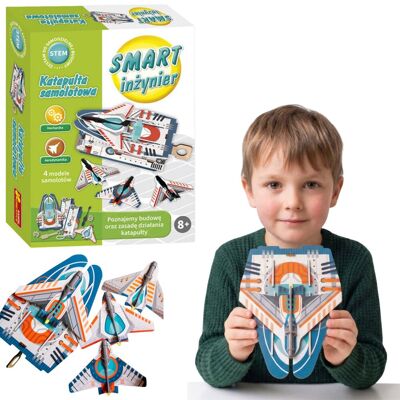 Creative Zestaw Katapulta Samolotowa SMART Inżynier Eksperymenty STEM dla Dzieci Creative Zestaw Katapulta Samolotowa SMART Inżynier Eksperymenty STEM dla Dzieci