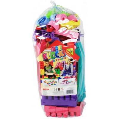 Lean Toys Zestaw Klocki Dla Dziewczynki Kolorowe Lean Toys Zestaw Klocki Dla Dziewczynki Kolorowe