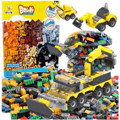 Norimpex Zestaw Klocki konstrukcyjne 1000 elementów do budowania Kreatywne Bricks XL Norimpex Zestaw Klocki konstrukcyjne 1000 elementów do budowania Kreatywne Bricks XL