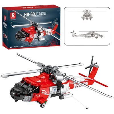Lean Toys Zestaw Klocki Konstrukcyjne Helikopter Ratunkowy 1137El Lean Toys Zestaw Klocki Konstrukcyjne Helikopter Ratunkowy 1137El