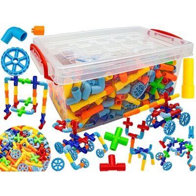 Lean Toys Zestaw Klocki Konstrukcyjne, Kolorowy Dla Dzieci Lean Toys Zestaw Klocki Konstrukcyjne, Kolorowy Dla Dzieci