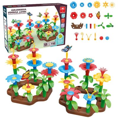 Lean Toys ZESTAW KLOCKI KONSTRUKCYJNE OGRÓD KWIATOWY Lean Toys ZESTAW KLOCKI KONSTRUKCYJNE OGRÓD KWIATOWY