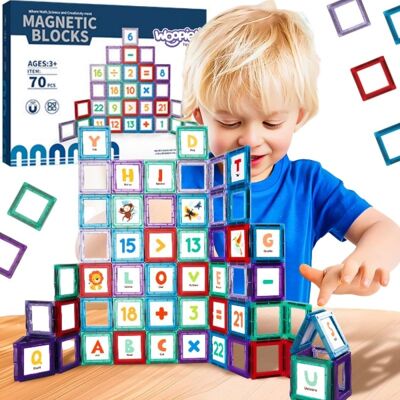 Lean Toys Zestaw Klocki Magnetyczne Nauka Liczb Lean Toys Zestaw Klocki Magnetyczne Nauka Liczb