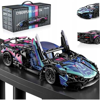 Inny producent Zestaw Klocków Klocki Samochód Sportowy Do Zbudowania Lamborghini 1280 el. Inny producent Zestaw Klocków Klocki Samochód Sportowy Do Zbudowania Lamborghini 1280 el.
