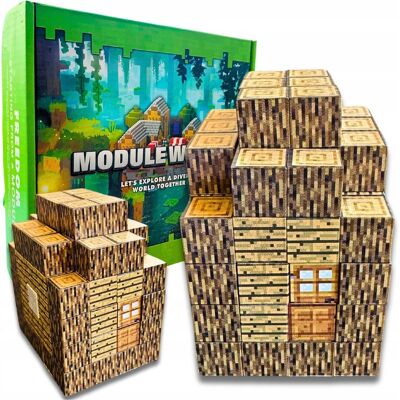 SkibiStore Zestaw Klocków Magnetycznych 84 el Piksele Bloki Na Magnes Module World SkibiStore Zestaw Klocków Magnetycznych 84 el Piksele Bloki Na Magnes Module World
