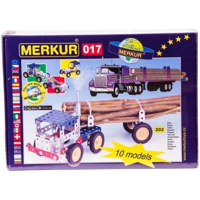 Merkur M 017 Ciężarówka - Zabawka konstrukcyjna - 10 Modeli - 202 Elementy Merkur M 017 Ciężarówka - Zabawka konstrukcyjna - 10 Modeli - 202 Elementy