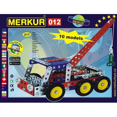 Zestaw konstrukcyjny MERKUR 012 Samochód holownik - 10 modeli, 217 sztuk Zestaw konstrukcyjny MERKUR 012 Samochód holownik - 10 modeli, 217 sztuk