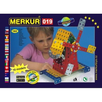Merkur Drewniany Wiatrak - Zestaw Konstrukcyjny dla Dzieci Merkur Drewniany Wiatrak - Zestaw Konstrukcyjny dla Dzieci