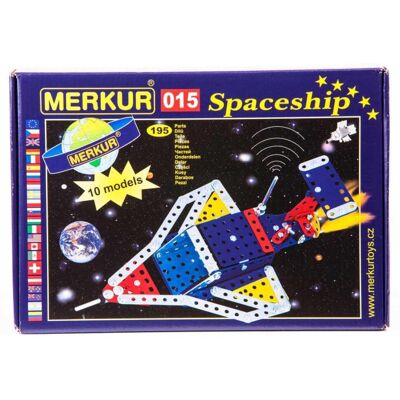 MERKUR Raketoplán - 10 Modele - 195 Elementów - Zestaw do budowania MERKUR Raketoplán - 10 Modele - 195 Elementów - Zestaw do budowania