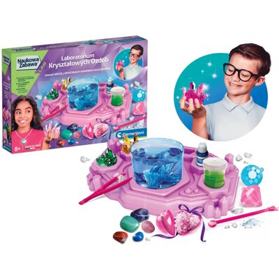 Inny producent Zestaw Kreatywny Laboratorium Kryształowych Ozdób Kryształy 8+ Clementoni Inny producent Zestaw Kreatywny Laboratorium Kryształowych Ozdób Kryształy 8+ Clementoni