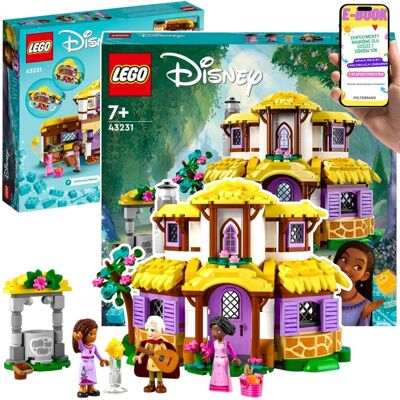 Zestaw LEGO 43231- Disney Życzenie Chatka Ashy – PREZENT MARZEŃ Dla Dziewczynki od 7 lat + EBOOK Zestaw LEGO 43231- Disney Życzenie Chatka Ashy – PREZENT MARZEŃ Dla Dziewczynki od 7 lat + EBOOK