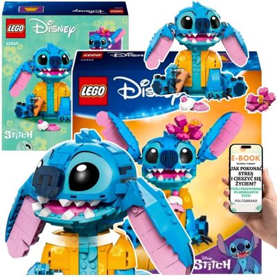 ZESTAW LEGO DISNEY RUCHOMA FIGURKA STITCH -43249 POSTAĆ STITCHA LEGO PREZENT DLA DZIECI I DOROSŁYCH + EBOOK-1 ZESTAW LEGO DISNEY RUCHOMA FIGURKA STITCH -43249 POSTAĆ STITCHA LEGO PREZENT DLA DZIECI I DOROSŁYCH + EBOOK-1