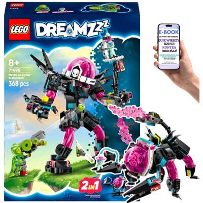 Zestaw Lego Dla Dzieci LEGO® DREAMZzz (71495) Mech + Skorpion + Snoludek – Prezent Urodzinowy + EBOOK-2 Zestaw Lego Dla Dzieci LEGO® DREAMZzz (71495) Mech + Skorpion + Snoludek – Prezent Urodzinowy + EBOOK-2