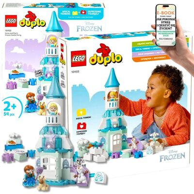 Zestaw LEGO DUPLO Lodowy Zamek Elsy i Anny z Krainy Lodu (10455) Edukacyjna Zabawa z Figurkami, Światłem i Akcesoriami dla Dzieci 2+ EBOOK-1 Zestaw LEGO DUPLO Lodowy Zamek Elsy i Anny z Krainy Lodu (10455) Edukacyjna Zabawa z Figurkami, Światłem i Akcesoriami dla Dzieci 2+ EBOOK-1