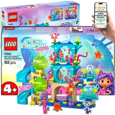 ZESTAW LEGO GABI jako SYRENKA Kolorowy świat morskich stworzeń i kocich przyjaciół z bajki Koci domek Gabi (11204) Lego Dla Dziecka Córki Wnuczki + .. ZESTAW LEGO GABI jako SYRENKA Kolorowy świat morskich stworzeń i kocich przyjaciół z bajki Koci domek Gabi (11204) Lego Dla Dziecka Córki Wnuczki + ..