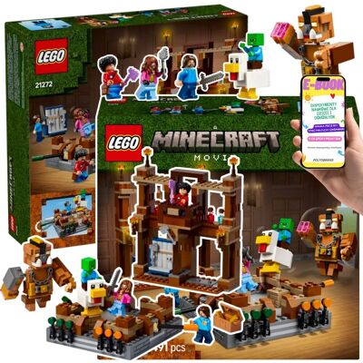 Zestaw LEGO® Minecraft® 21272– DWÓR i RING walki – idealny PREZENT DLA DZIECKA + EBOOK Zestaw LEGO® Minecraft® 21272– DWÓR i RING walki – idealny PREZENT DLA DZIECKA + EBOOK