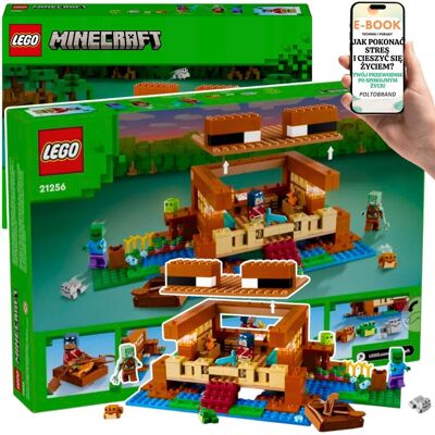 Zestaw LEGO Minecraft Żabi Domek -21256 PREZENT NA DZIEŃ DZIECKA ŚWIĘTA URODZINY + EBOOK-1 Zestaw LEGO Minecraft Żabi Domek -21256 PREZENT NA DZIEŃ DZIECKA ŚWIĘTA URODZINY + EBOOK-1