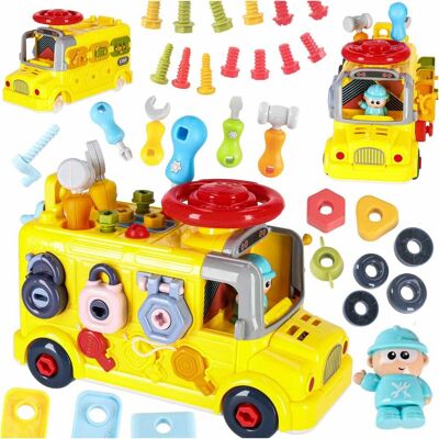 Artemis Zestaw Majsterkowicza Edukacyjny Autobus Manipulacyjny Śrubki Śrubokręt Artemis Zestaw Majsterkowicza Edukacyjny Autobus Manipulacyjny Śrubki Śrubokręt