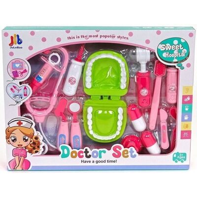 Adar Zestaw Mały Lekarz Dentysta Dla Dzieci + Akcesoria Adar Zestaw Mały Lekarz Dentysta Dla Dzieci + Akcesoria
