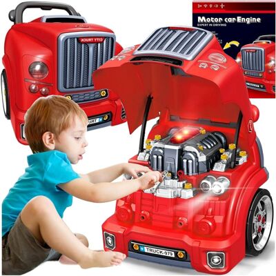 Inny producent Zestaw Mechanika Dla Dzieci Silnik Do Rozkręcania Samochód Auto Warsztat Efekty Inny producent Zestaw Mechanika Dla Dzieci Silnik Do Rozkręcania Samochód Auto Warsztat Efekty