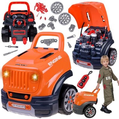 JOKOMISIADA Zestaw mechanika: Ruchomy WARSZTAT SAMOCHODOWY + światło i dźwięk ZA5738 JOKOMISIADA Zestaw mechanika: Ruchomy WARSZTAT SAMOCHODOWY + światło i dźwięk ZA5738